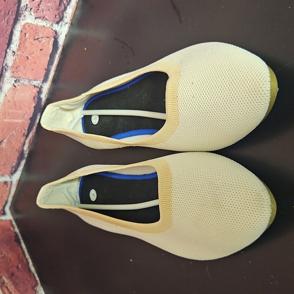 Women's Beige Slip-On Flats - Picture 5 of 6